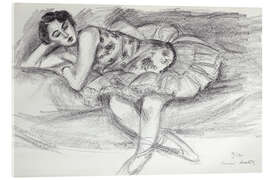 Acrylglasbild Tänzer auf der Couch, aus Ten Dancers, 1927 - Henri Matisse