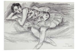 Hartschaumbild Tänzer auf der Couch, aus Ten Dancers, 1927