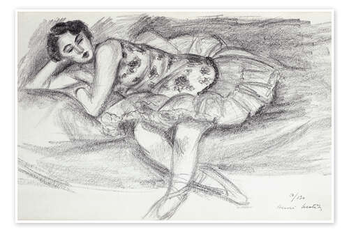 Poster Dancers on the Couch, from Ten Dancers, 1927