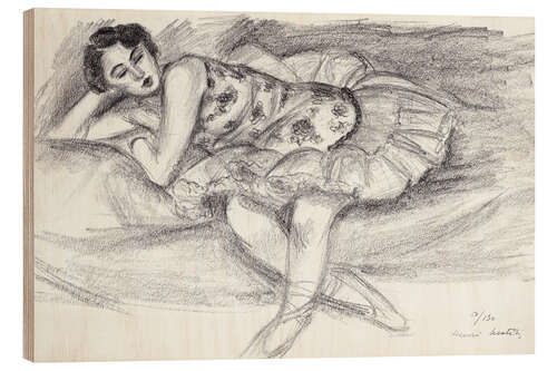 Wood print Dancers on the Couch, from Ten Dancers, 1927