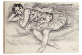 Wood print Dancers on the Couch, from Ten Dancers, 1927 - Henri Matisse