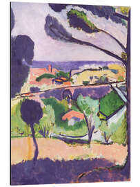 Magnettafel Blick auf Collioure und das Meer, 1911