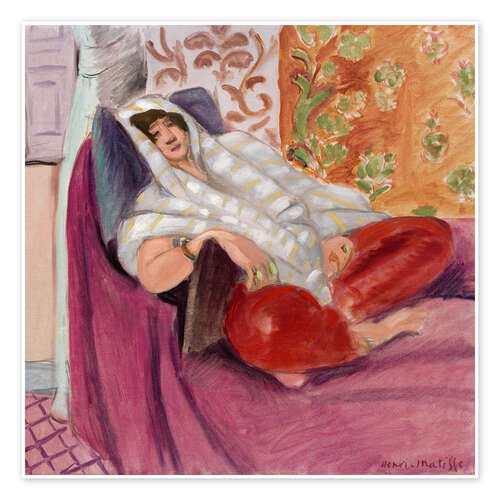 Poster Odalisque, 1920