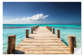 Selvklebende plakat Island Pier