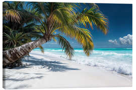 Canvas print White Sand Beach - Mango Art