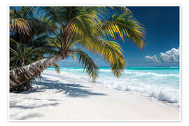 Wall print White Sand Beach - Mango Art