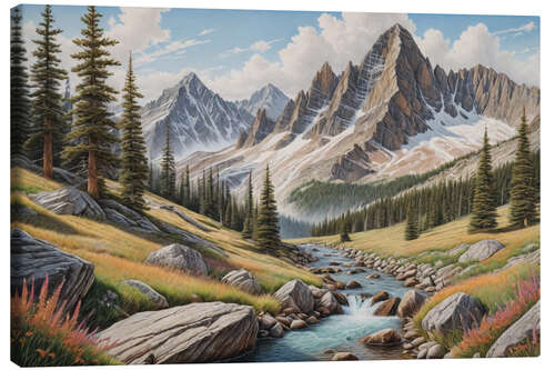 Canvas print Mountain Landscape