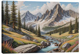 Canvas print Mountain Landscape