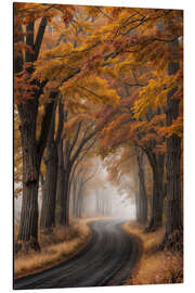 Aluminium print Misty Morning - Mango Art