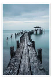 Poster Wooden Pier - Mango Art