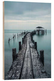 Print på træ Wooden Pier