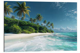 Magnettafel Tropische Insel