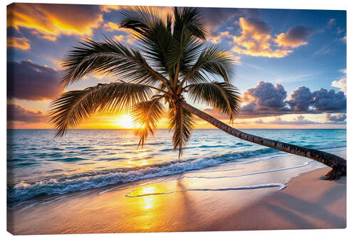 Lienzo Island Sunset