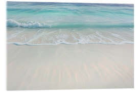 Obraz na szkle akrylowym Pristine Beach - Mango Art