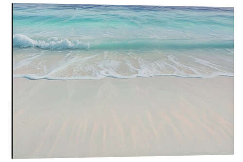 Aluminium print Pristine Beach