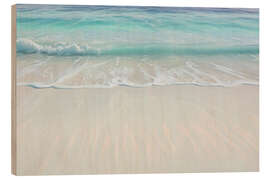 Print på træ Pristine Beach