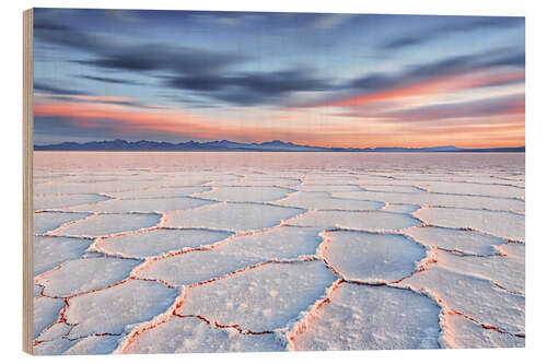 Cuadro de madera Salar de Uyuni, Bolivia