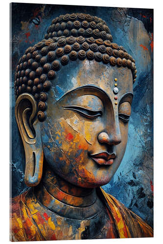 Acrylglas print Buddhism