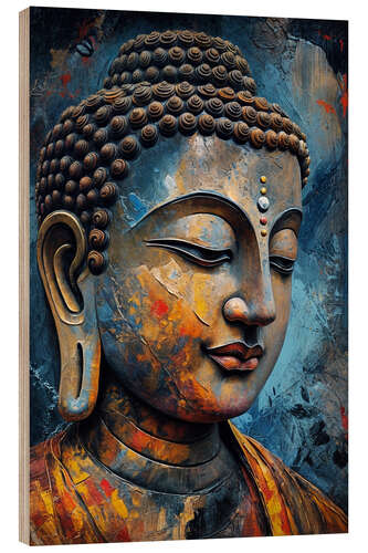 Tableau en bois Buddhism