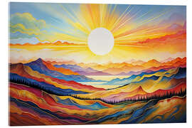 Cuadro de metacrilato Sunrise - Mango Art