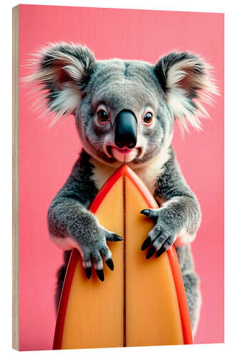 Trebilde Koala with surfboard