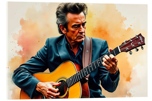 Obraz na szkle akrylowym Johnny Cash
