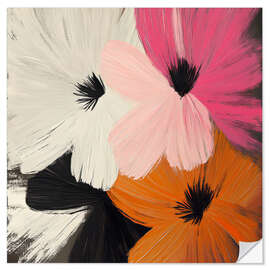 Wandsticker Vibrant florals