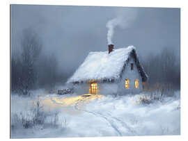 Gallery print Moody winter landscape