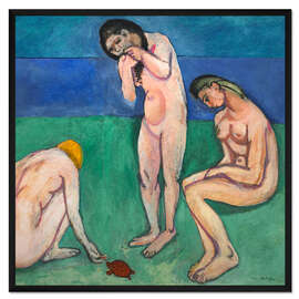 Gerahmter Kunstdruck Badende mit einer Schildkröte, 1908