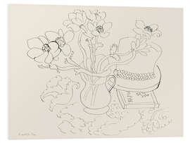 Obraz na PCV Vase d'Anemones, 1944