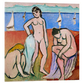 Acrylic print Three Bathers, 1907 - Henri Matisse