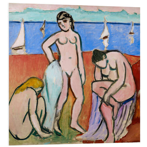 Foam board print Three Bathers, 1907