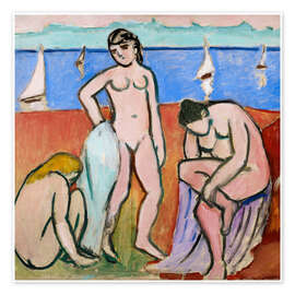 Obraz Three Bathers, 1907 - Henri Matisse