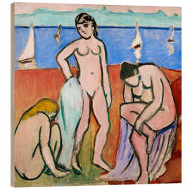 Holzbild Drei Badende, 1907 - Henri Matisse