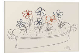 Magnettafel Einige Blumen