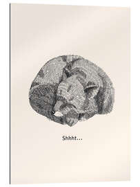 Gallery print Shhht! - Sleeping Fox