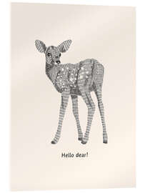 Cuadro de metacrilato Hello dear! - Ohkimiko
