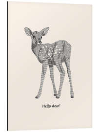 Cuadro de aluminio Hello dear! - Ohkimiko