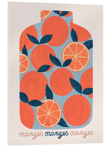 Quadro em acrílico Canning Oranges