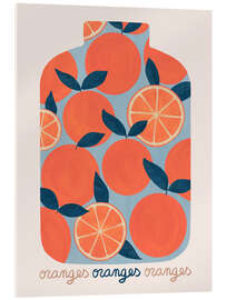 Quadro em acrílico Canning Oranges