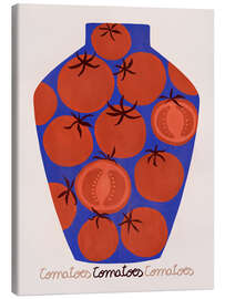 Canvas print Canning tomatoes