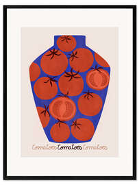 Gerahmter Kunstdruck Canning tomatoes