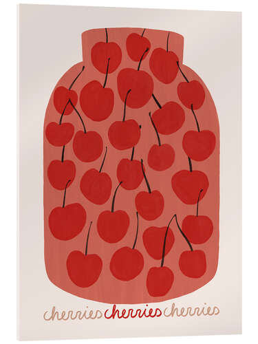 Acrylic print Canning cherries