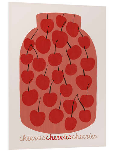 PVC-taulu Canning cherries