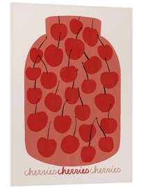 PVC-taulu Canning cherries