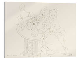 Gallery Print Sitzende Frau mit Tulpenvase, 1940