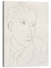 Leinwandbild Porträt von Louis Aragon, 1943 - Henri Matisse