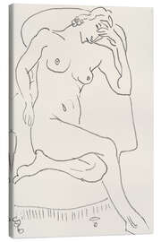 Leinwandbild Nackte Frau im Sessel, 1924 - Henri Matisse
