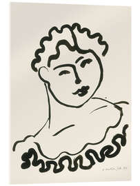 Acrylglasbild Büste einer Frau (Tati), 1947