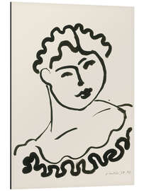 Alubild Büste einer Frau (Tati), 1947